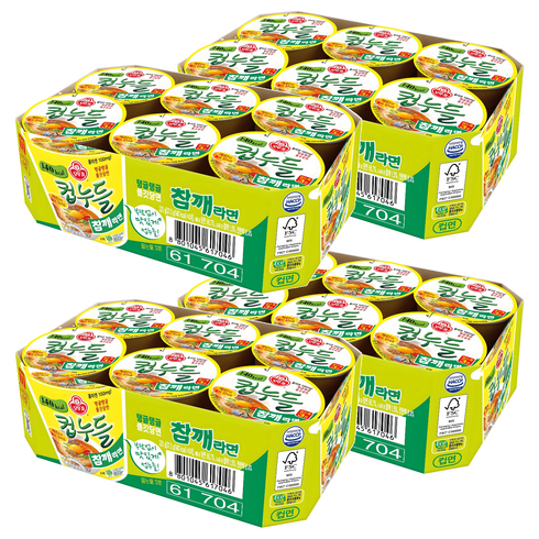 오뚜기 컵누들 참깨라면 37.5g, 24개