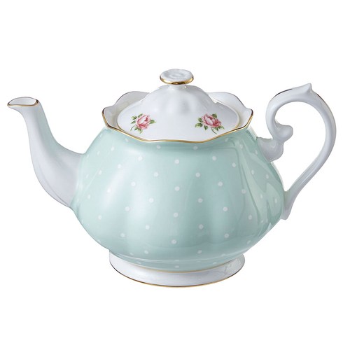 로얄알버트 뉴황실장미 VINTAGE TEAPOT 1.25L POLROS25817, POLKA ROSE, 1개