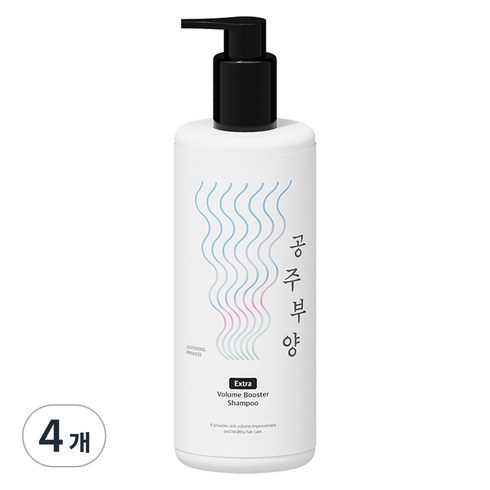 가히 공주부양 엑스트라 볼륨 부스터 샴푸, 4개, 500ml