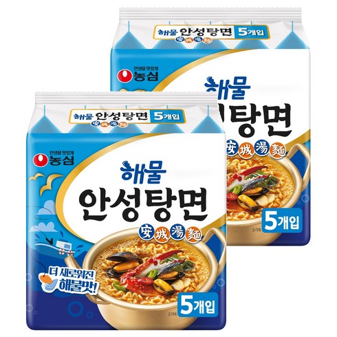 안성탕면 해물맛 112g, 10개