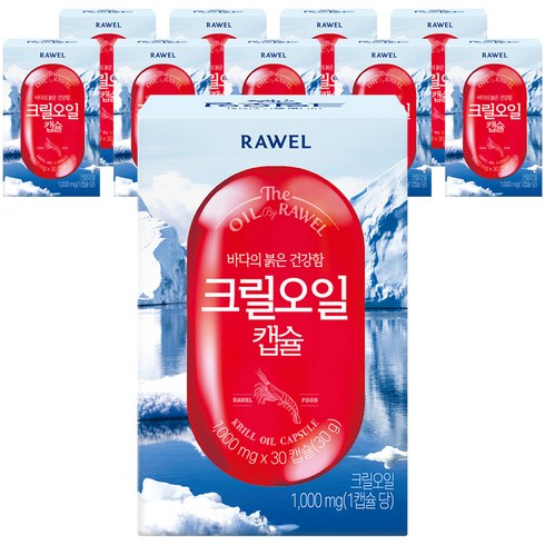 로엘 크릴오일 캡슐, 30g, 10개