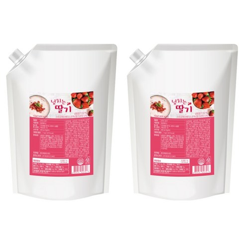 네이쳐티 넘치는 딸기 베이스, 1kg, 2개