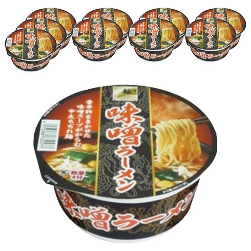 멘노스나오시 미소 컵라멘 83g, 10개
