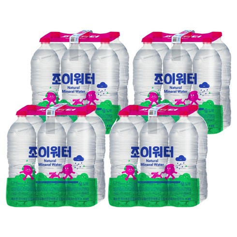 조이워터 생수 무라벨, 24개, 2L