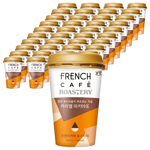 프렌치카페 로스터리 카라멜 마키아또, 40개, 200ml