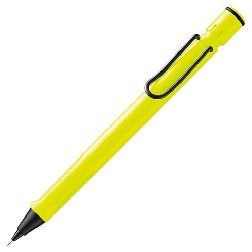 LAMY 사파리 샤프 네온옐로우 LM1C8, 1개, 0.5mm