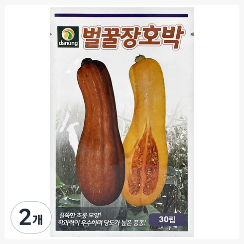 다농 벌꿀 장호박 씨앗 30p, 2개