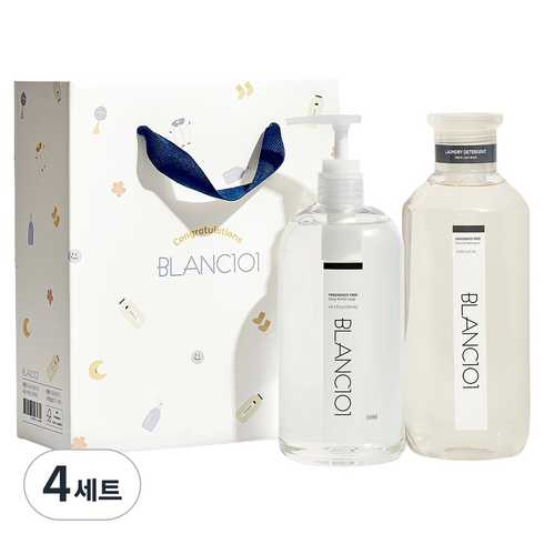 블랑101 출산선물 2종 세트, 4세트, 720mL