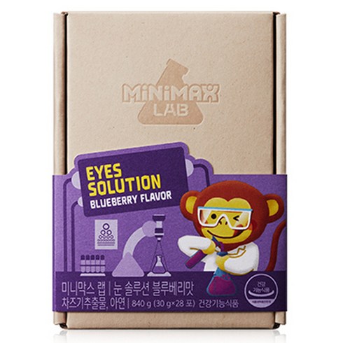 미니막스 랩 눈 솔루션 블루베리맛, 840g, 1개