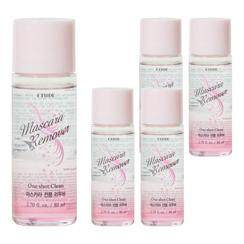 에뛰드 마스카라 전용 리무버, 80ml, 5개
