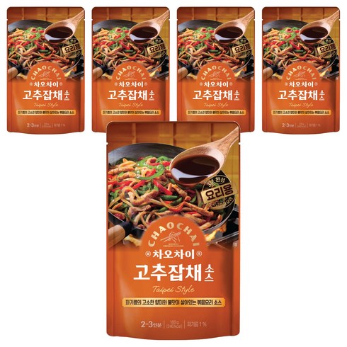 차오차이 고추잡채 소스, 100g, 5개