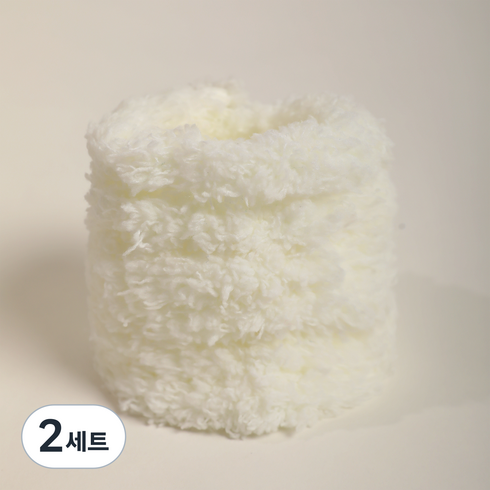 코히모 모루 인형 철사 공예 만들기 DIY 세트 3W159, 크림 화이트세트, 2세트