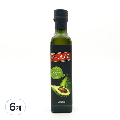 올리에 엑스트라버진 프리미엄 에디션 아보카도 오일, 250ml, 6개