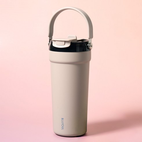블리쏘울 카페세라믹 텀블러 LHC4440GRY, 린넨 그레이, 1개, 700ml
