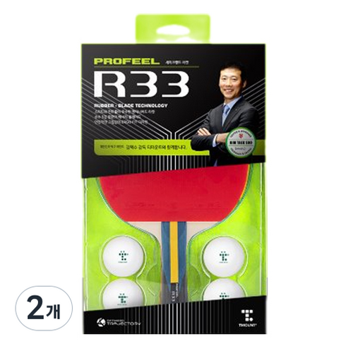 티마운트 프로필 R33 완제품라켓, 2개