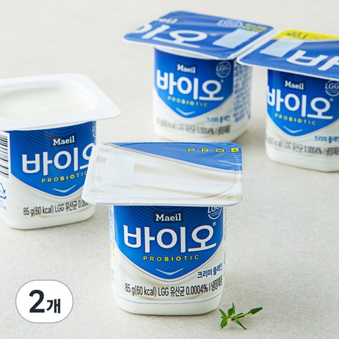 매일바이오 크리미 플레인, 85g, 4개입, 2개