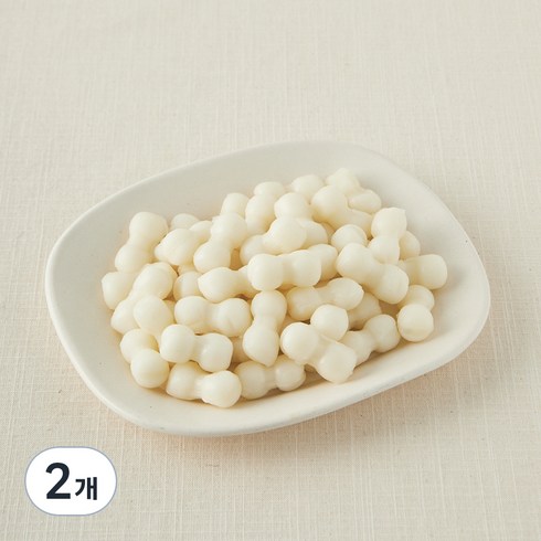 떡찌니 유기농 인증 조랭이떡, 300g, 1개입, 2개