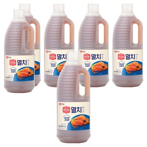 하선정 멸치액젓, 3kg, 6개