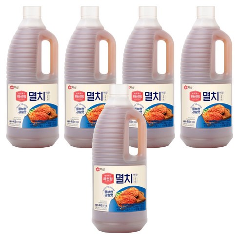 하선정 멸치액젓, 3kg, 5개