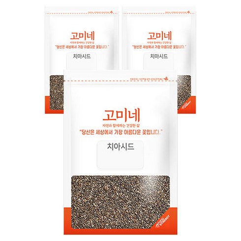 고미네 치아시드, 200g, 3개