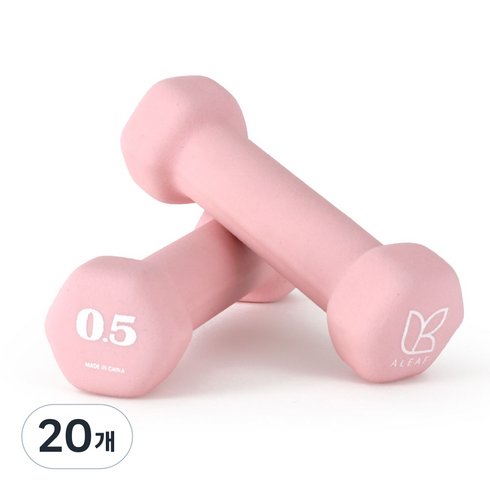 아리프 네오프렌 선인장 아령, 500g, 20개