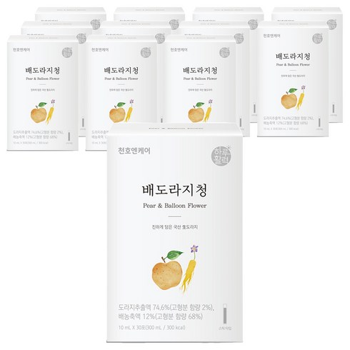 천호엔케어 하루활력 배도라지청, 10ml, 360개