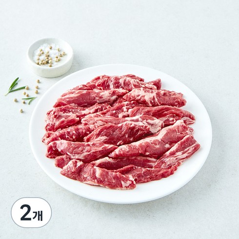 곰곰 미국산 갈비살 구이용 (냉장), 400g, 2개