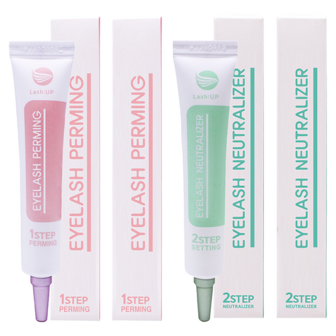 래쉬업 튜브형 속눈썹 웨이브펌 1제 + 2제 세트, 20ml, 2개