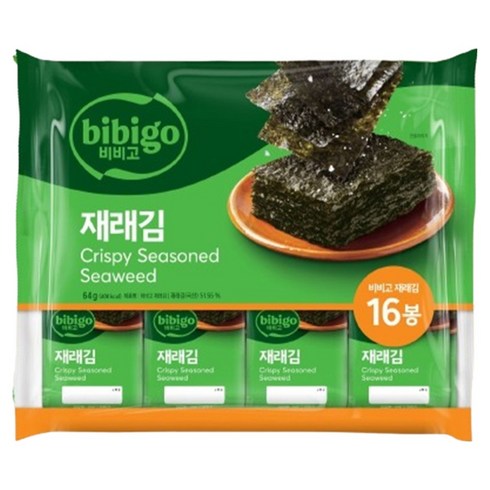 비비고 재래김 도시락김 16p, 64g, 1개