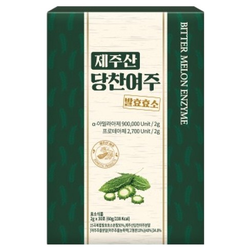 지비엠에스 제주산 당찬여주 발효효소 30p, 60g, 1개