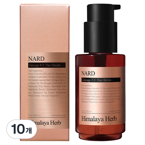 부케가르니 나드 데미지 RX 헤어 세럼, 70ml, 10개