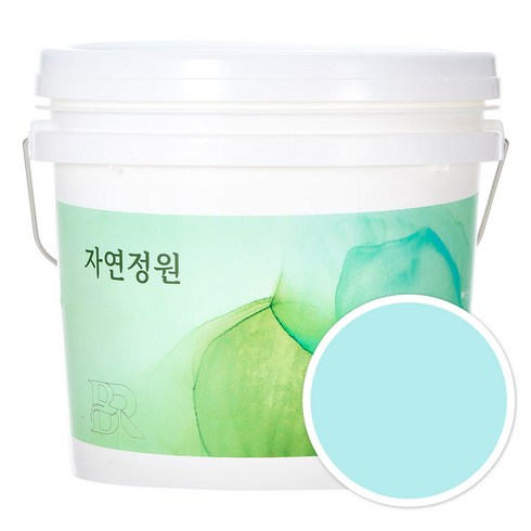 자연정원 친환경 셀프 벽지 페인트 규조토 황토 곰팡이 결로방지, BR033 오션 위스퍼, 18kg, 1개