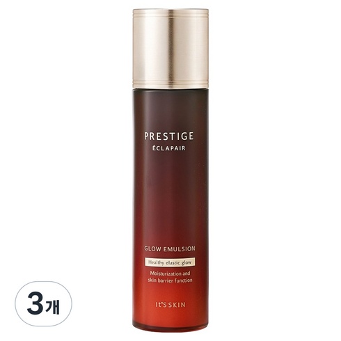 잇츠스킨 프레스티지 에끌라페어 글로우 에멀전, 3개, 140ml