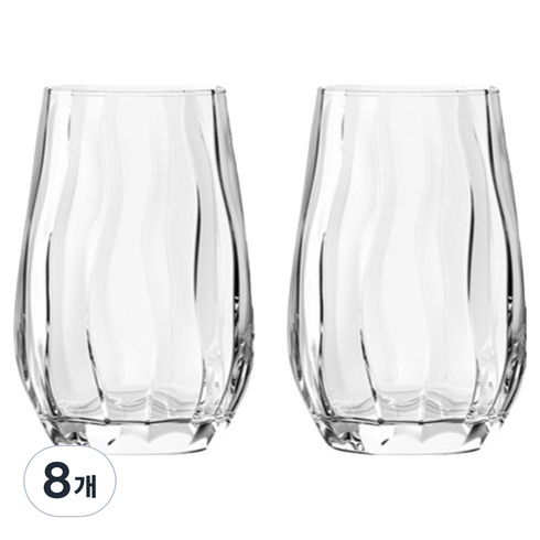 오션글라스 본디 하이볼 글라스 380ml, 투명, 8개