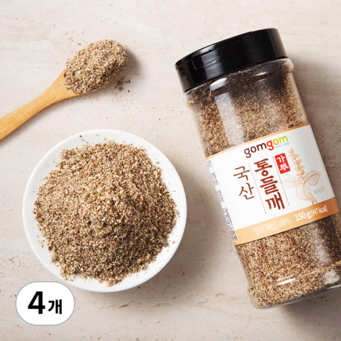 곰곰 국산통들깨 가루, 150g, 4개