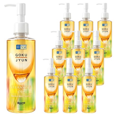 하다라보 고쿠쥰 클렌징 오일, 200ml, 10개