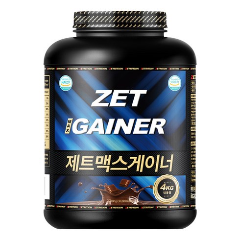제트리션 제트맥스게이너 더블초코 게이너, 4kg, 1개