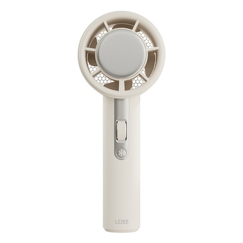 르젠 BLDC 저소음 급속냉각 아이스 터보 휴대용선풍기, 루나 화이트, LZMF-UC100