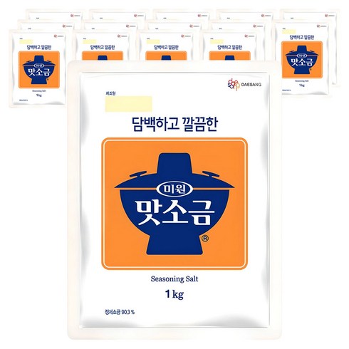 미원 맛소금, 1kg, 15개