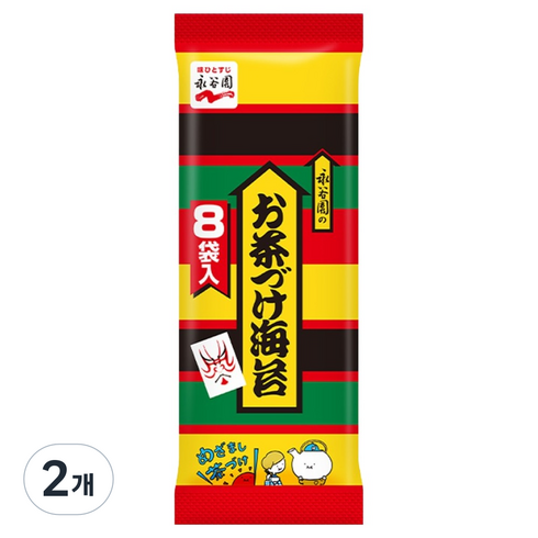 나가타니엔 김맛 오차즈케 8p, 48g, 2개