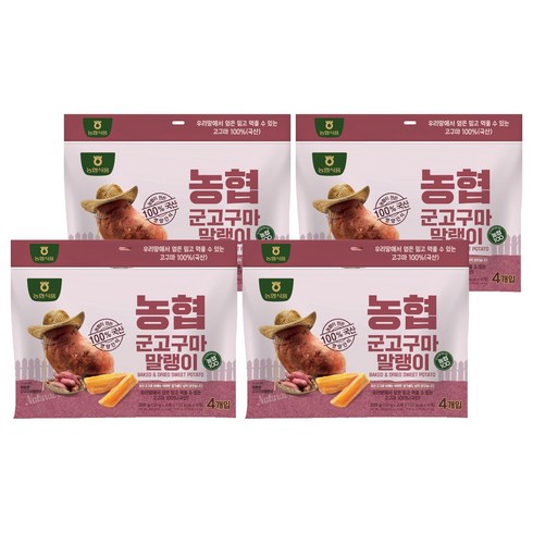 농협식품 군고구마말랭이, 200g, 4개