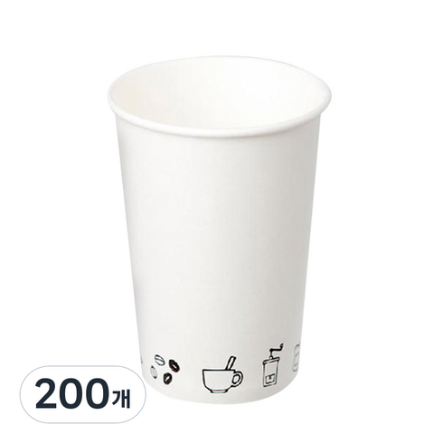 더빈썸 드로잉 종이컵 240ml, 100개입, 2개