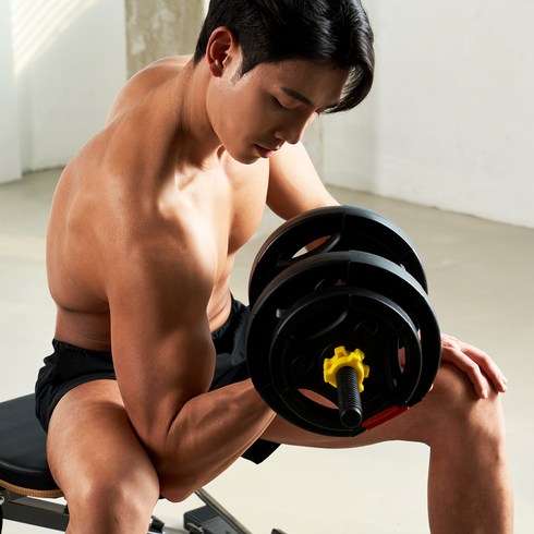 스포틀러 무게조절 덤벨 오리진 20kg, 1세트