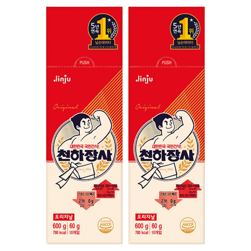 천하장사 오리지날 간식 소시지, 600g, 2개