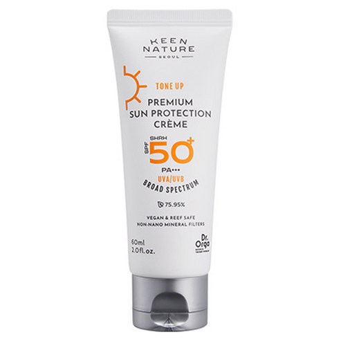 [비건뷰티] 닥터올가 프리미엄 선 프로텍션 크림 SPF50+ PA+++, 60ml, 60g, 1개