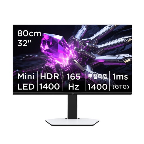 TCL 4K QD Mini LED 게임 모니터, 80cm, 32R84