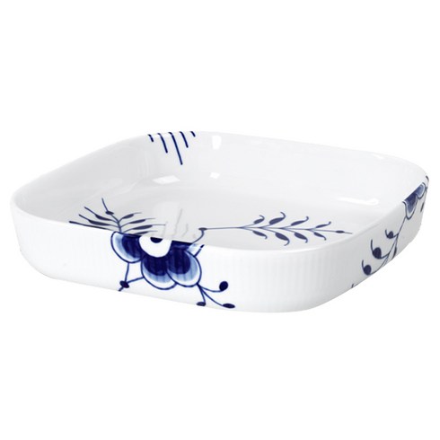 로얄코펜하겐 블루 플루티드 메가 사각 오븐웨어 25cm, 혼합색상, 1개