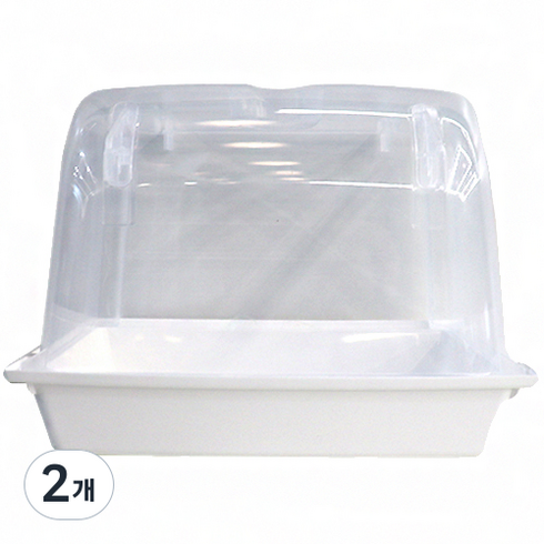 2GR 외부 내부 모이통 욕조 438W, 화이트, 2개