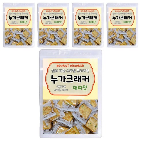 설화 대만 스타일 프리미엄 누가크래커 대파맛, 300g, 5개
