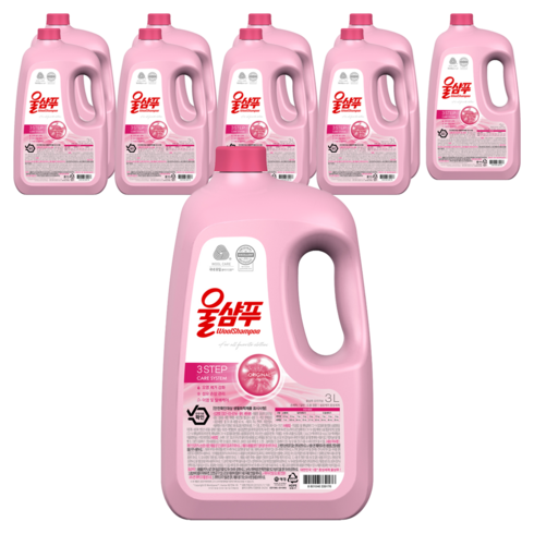 울샴푸 오리지널 본품, 3L, 10개